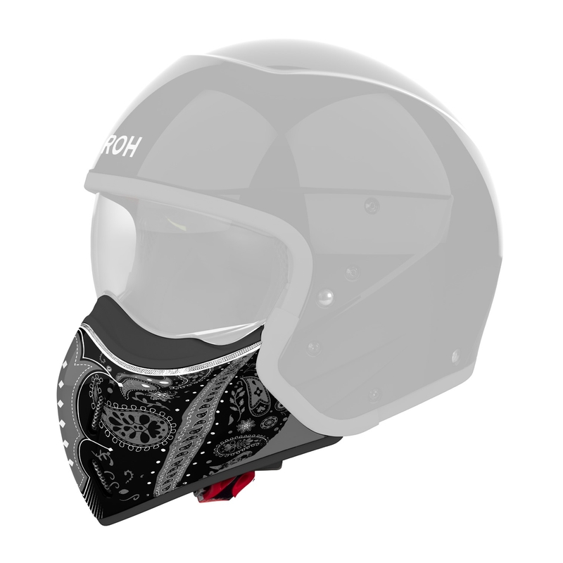 Štitnik za bradu za Airoh J110 kacige Paesly glossy black