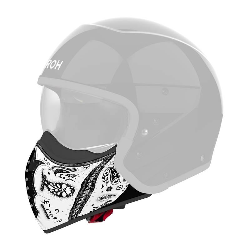 Štitnik za bradu za Airoh J110 kacige Paesly glossy white