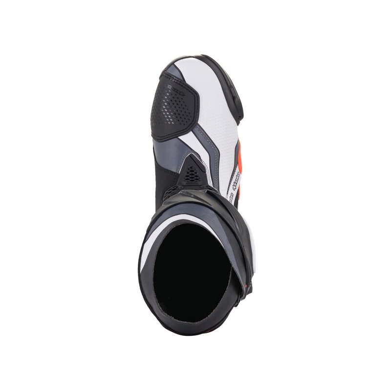 Alpinestars Supertech R motorističke čizme crno-fluo crveno-bijelo-sive
