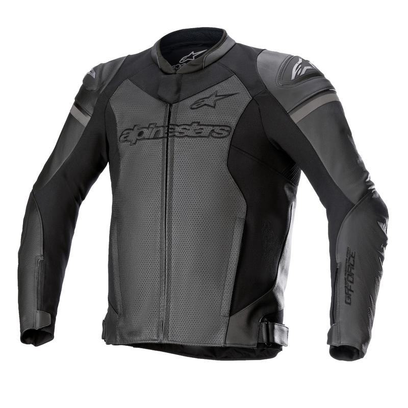 Kožna motociklistička jakna Alpinestars GP Force Airflow crno-crna
