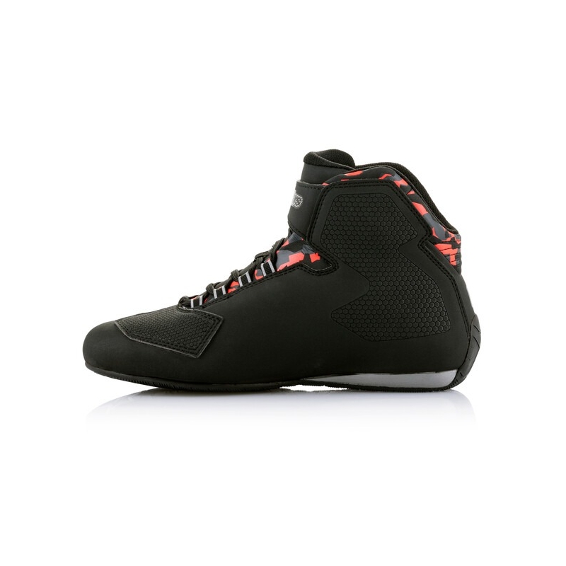 Vodootporne motorističke čizme Alpinestars Sektor crno-crveno-sive-kamo
