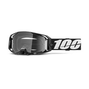 Naočale za motocross 100% ARmatic crne s prozirnim pleksiglasom