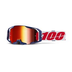 Motocross naočale 100% ARmatic Mach Z s crvenim pleksiglasom