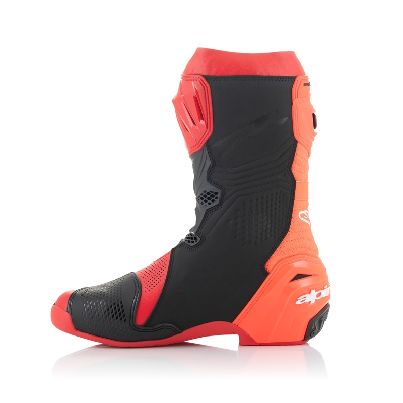 Alpinestars Supertech R Vented motociklističke čizme fluo crveno-crvene