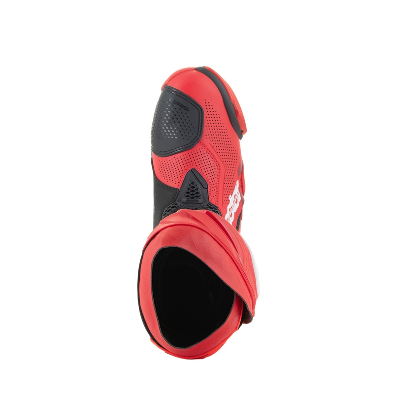 Alpinestars Supertech R Vented motociklističke čizme fluo crveno-crvene