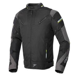 Motociklistička jakna SEVENTY DEGREES SD-JR69 crno-fluo žuta