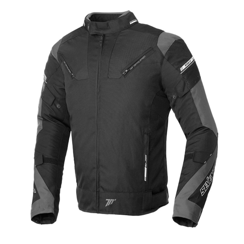Motociklistička jakna SEVENTY DEGREES SD-JR69 crno-siva
