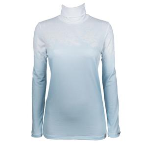 Ženska termo majica nanosilver® Frozen plavo-bijela II