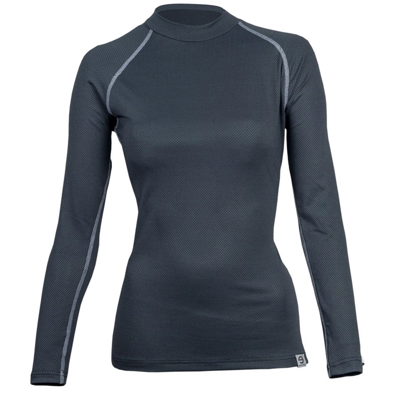 Ženska nanosilver® Raglan antracit siva termalna majica - dugih rukava
