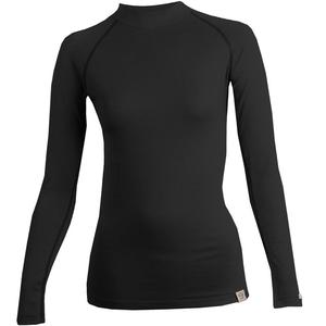 Ženska termo majica nanosilver® MERINO crna