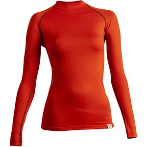 Ženska termo majica nanosilver® MERINO ciglasto crvena