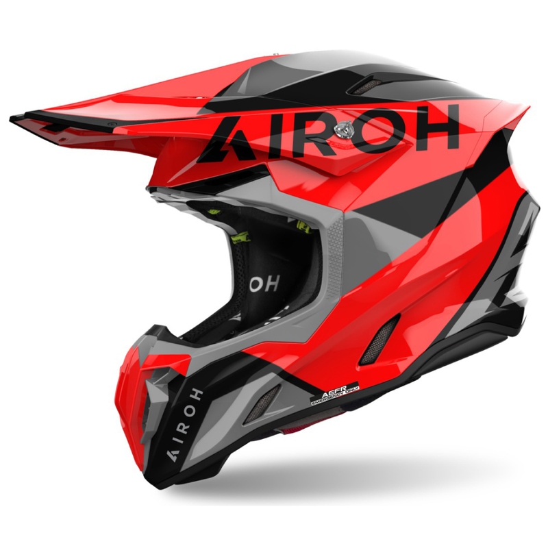 Motokros kaciga Airoh Twist 3 King crvena sjajna