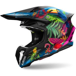 Motocross kaciga Airoh Twist 3 Amazonia 2024 sjajna