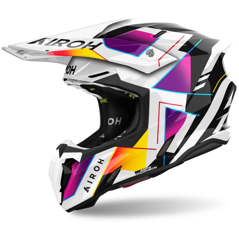 Motocross kaciga Airoh Twist 3 Rainbow sjajna