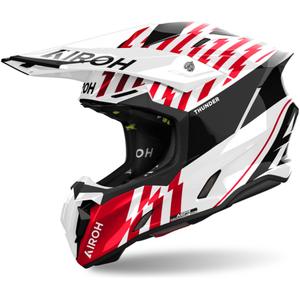 Motocross kaciga Airoh Twist 3 Thunder 2024 sjajna crvena