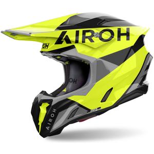 Motocross kaciga Airoh Twist 3 King 2024 sjajno žuta