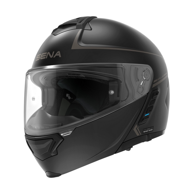 Preklopna motociklistička kaciga SENA s Mesh slušalicama Impulse crna mat