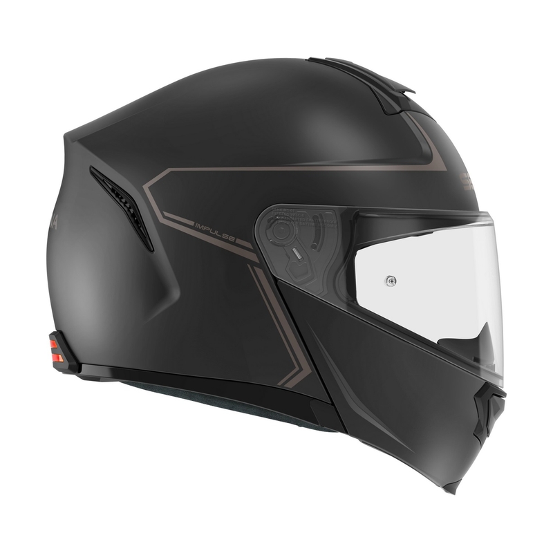 Preklopna motociklistička kaciga SENA s Mesh slušalicama Impulse crna mat