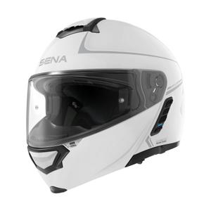 Preklopna motociklistička kaciga SENA s Mesh slušalicama Impulse bijela sjajna
