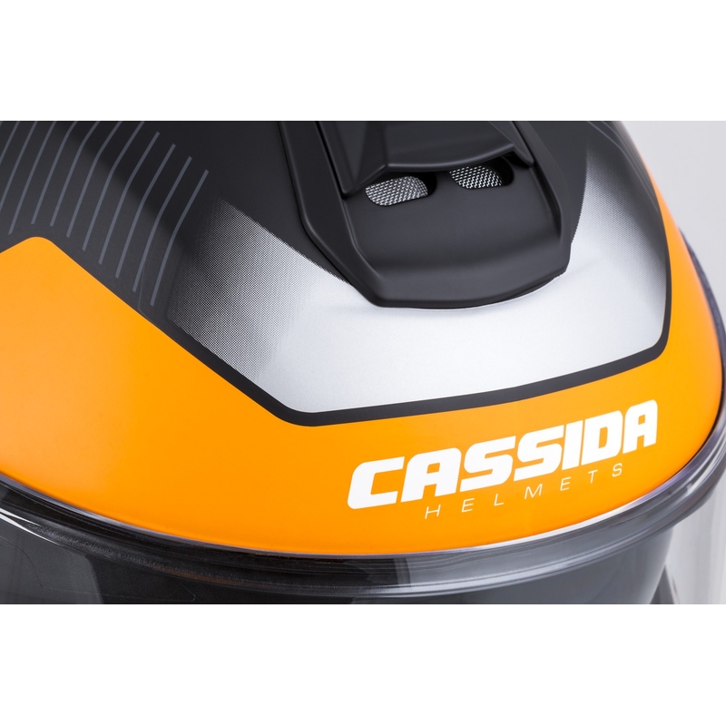Motociklistička kaciga na preklop Cassida Modulo 2.1 Profile mat crno-sivo-narančasta
