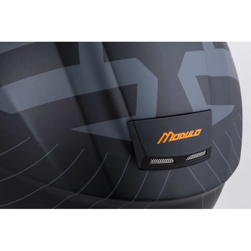 Motociklistička kaciga na preklop Cassida Modulo 2.1 Profile mat crno-sivo-narančasta