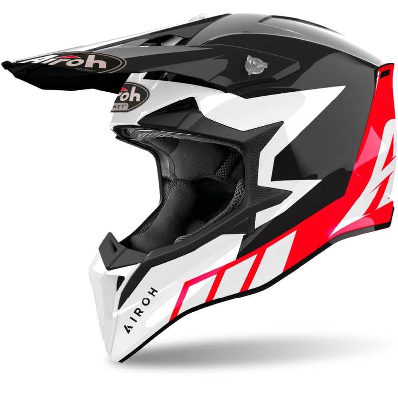 Airoh Wraaap Reloaded motocross kaciga sjajno crvena
