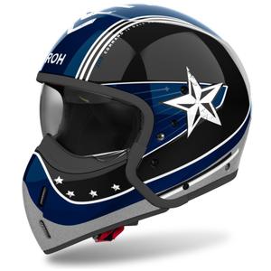 Modularna motociklistička kaciga Airoh J110 Command sjajno plava