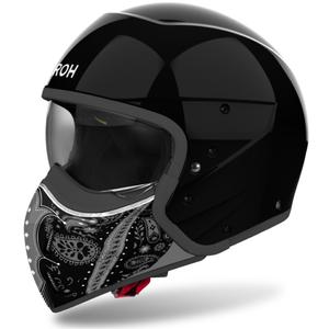 Modularna motociklistička kaciga Airoh J110 Paesly glossy black