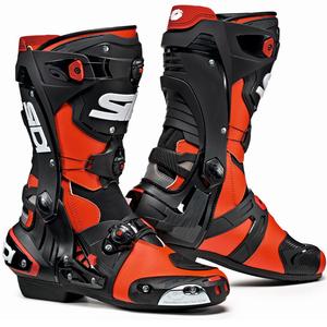 Motorističke cipele SIDI REX crvene fluo-crne