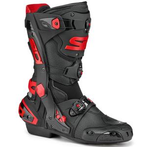 Motorističke čizme SIDI REX AIR crno-crvene