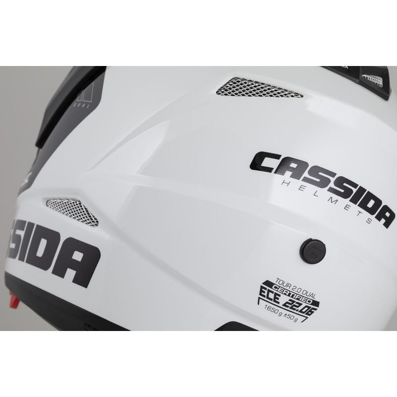 Enduro kaciga Cassida Tour 2.0 X-tra mat zeleno-sivo-crna s crnim mat vizirom