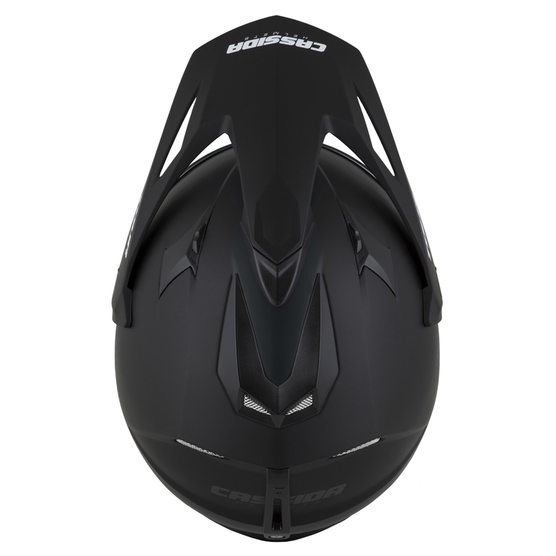 Enduro kaciga Cassida Tour 2.0 Dual mat crno-siva s mat crnim vizirom
