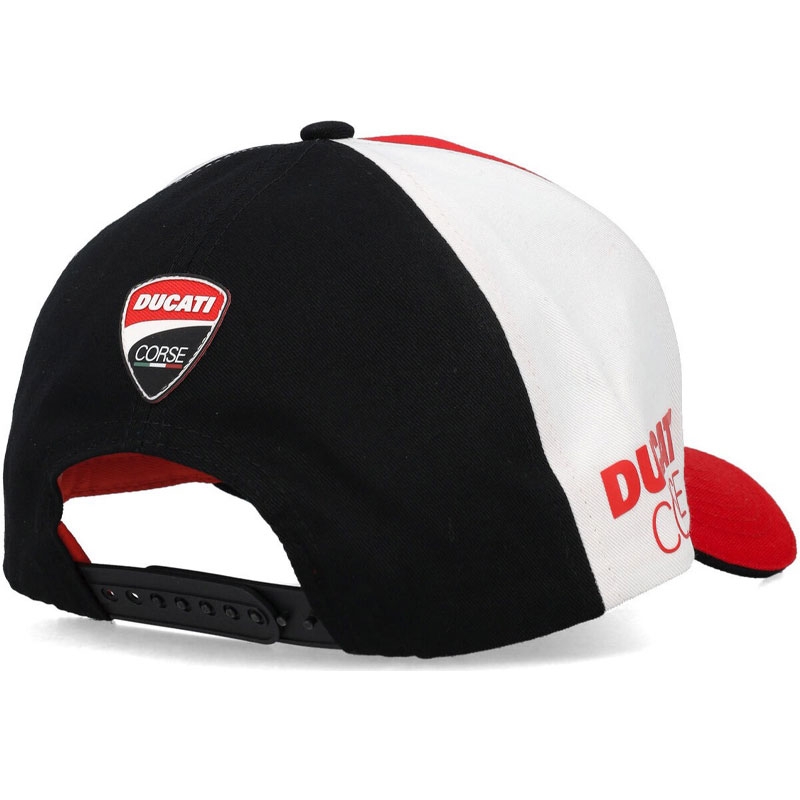 Ducati Snapback kapa crveno-bijelo-crna