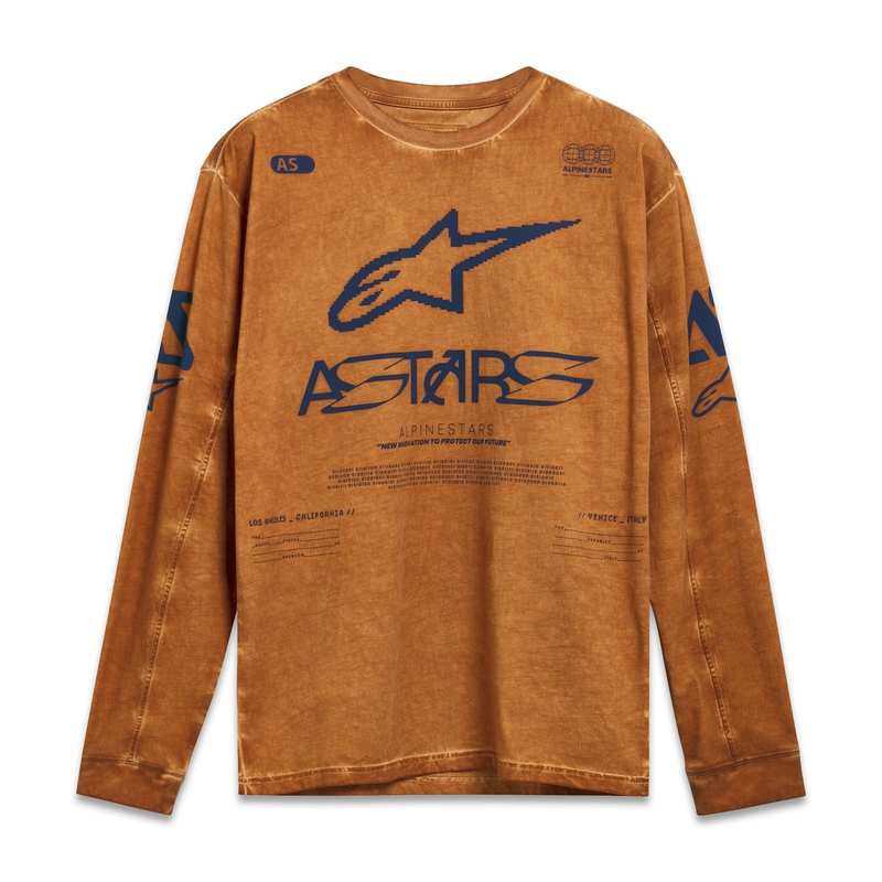 Crvena pletena majica dugih rukava Alpinestars Nook