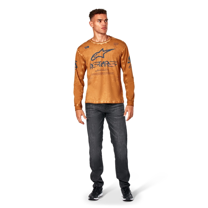 Crvena pletena majica dugih rukava Alpinestars Nook