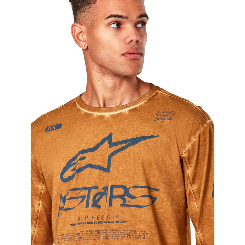 Crvena pletena majica dugih rukava Alpinestars Nook