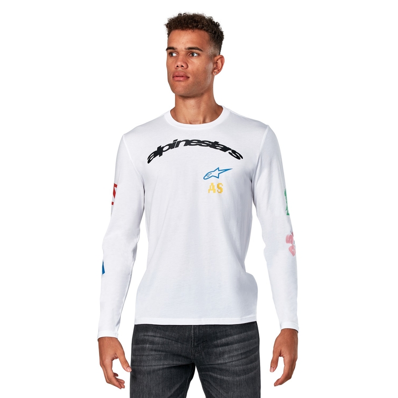 Alpinestars Brundo CSF Bijela majica dugih rukava
