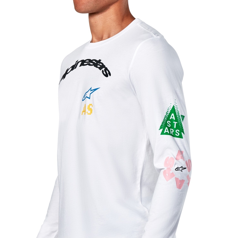 Alpinestars Brundo CSF Bijela majica dugih rukava