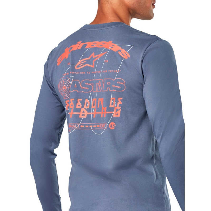 Plava majica dugih rukava Alpinestars Vitalus CSF