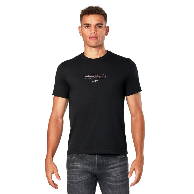 Crna majica kratkih rukava Alpinestars Bolt Type CSF