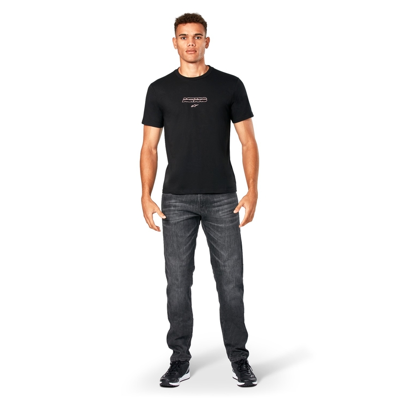 Crna majica kratkih rukava Alpinestars Bolt Type CSF