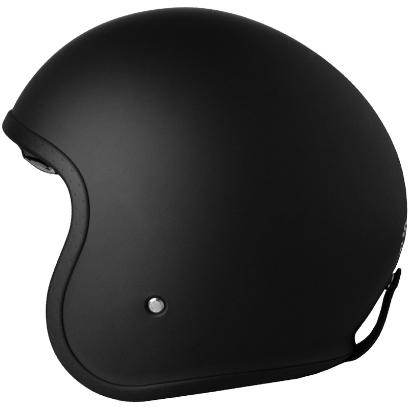 Otvorena motociklistička kaciga Street Racer Shadow II Matte Black