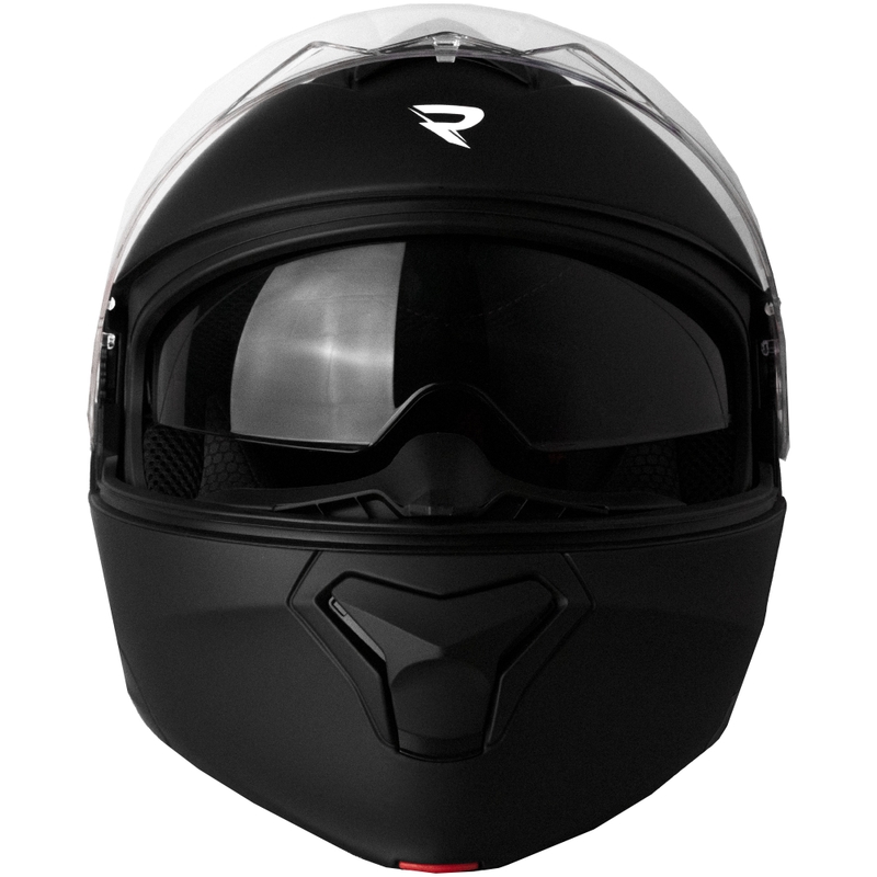 Street Racer Fury preklopna motociklistička kaciga, mat crna