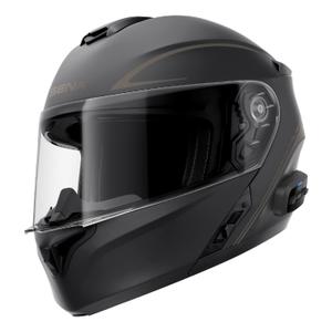 Motociklistička kaciga na preklop s grijačem SENA Outrush R crna mat