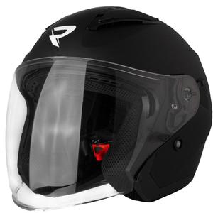 Street Racer Sonic motociklistička kaciga s otvorenim licem mat crna