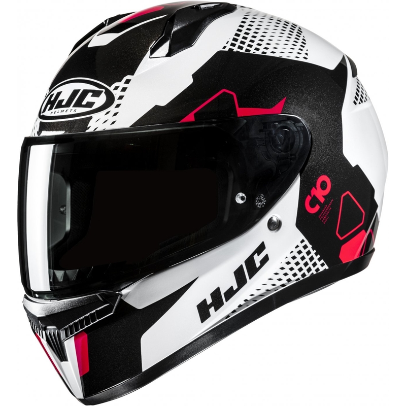 Integralna motociklistička kaciga HJC C10 Aspa MC1 bijelo-crno-crvena