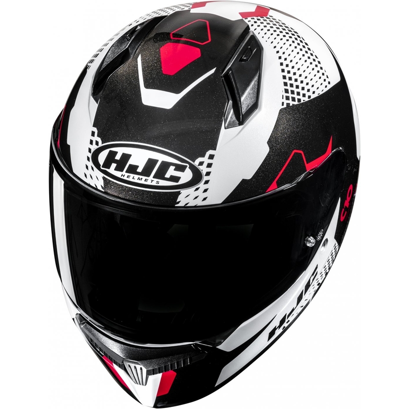 Integralna motociklistička kaciga HJC C10 Aspa MC1 bijelo-crno-crvena