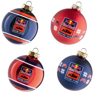 Božićne pljoske Red Bull KTM Decoration Set plavo-narančaste