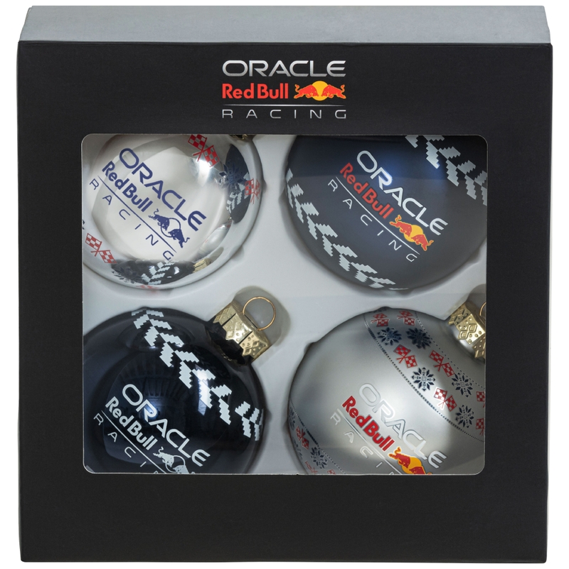 Božićni ukrasi Oracle Red Bull Racing plavo-srebrni