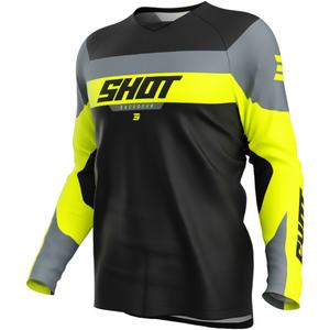 Dječji motocross dres Shot Draw League fluo žuti